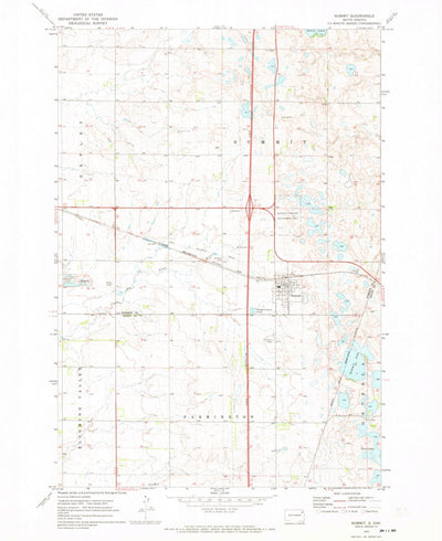 United States Geological Survey Summit, SD (1970, 24000-Scale) digital map