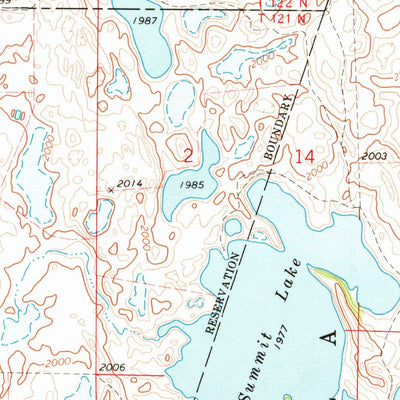 United States Geological Survey Summit, SD (1970, 24000-Scale) digital map