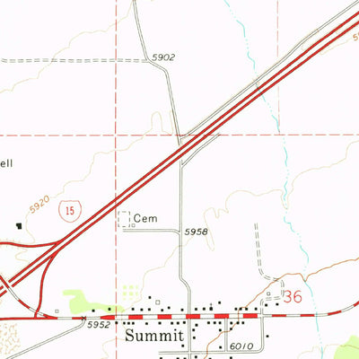 United States Geological Survey Summit, UT (1971, 24000-Scale) digital map