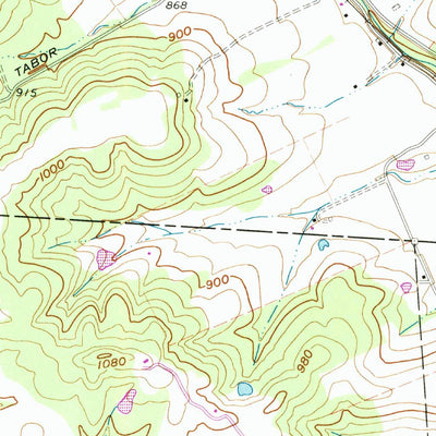 United States Geological Survey Summithill, OH (1961, 24000-Scale) digital map