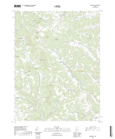 United States Geological Survey Summithill, OH (2023, 24000-Scale) digital map