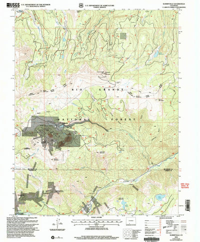 United States Geological Survey Summitville, CO (2001, 24000-Scale) digital map