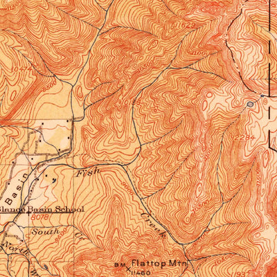 United States Geological Survey Summitville, CO-NM (1915, 125000-Scale) digital map