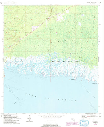 United States Geological Survey Sumner, FL (1955, 24000-Scale) digital map