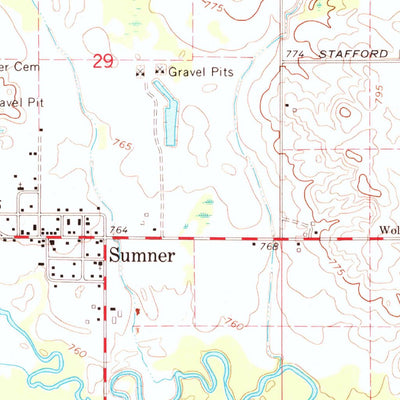 United States Geological Survey Sumner, MI (1965, 24000-Scale) digital map