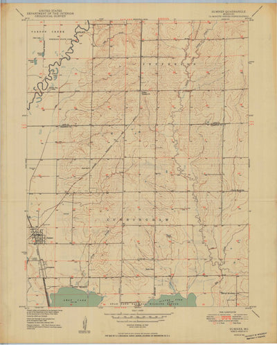 United States Geological Survey Sumner, MO (1950, 24000-Scale) digital map