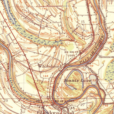 United States Geological Survey Sumner, MS (1939, 62500-Scale) digital map