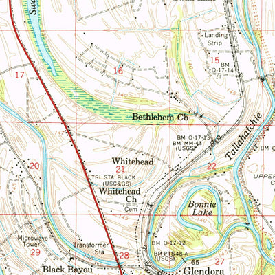 United States Geological Survey Sumner, MS (1962, 62500-Scale) digital map