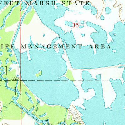 United States Geological Survey Sumner SW, IA (1971, 24000-Scale) digital map