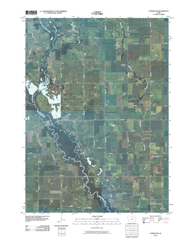 United States Geological Survey Sumner SW, IA (2010, 24000-Scale) digital map