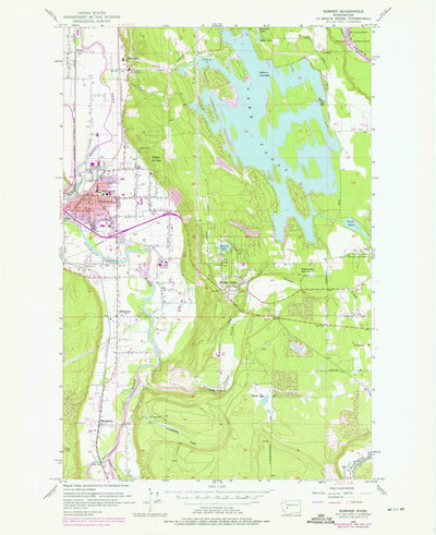 United States Geological Survey Sumner, WA (1956, 24000-Scale) digital map