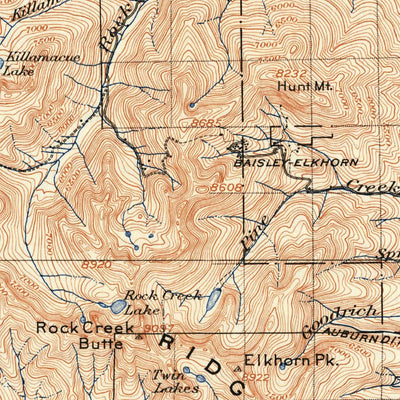 United States Geological Survey Sumpter, OR (1901, 125000-Scale) digital map