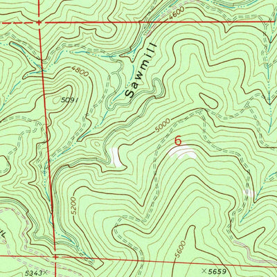 United States Geological Survey Sumpter, OR (1972, 24000-Scale) digital map