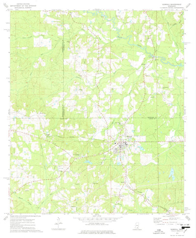 United States Geological Survey Sumrall, MS (1974, 24000-Scale) digital map