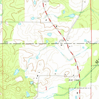 United States Geological Survey Sumrall, MS (1974, 24000-Scale) digital map
