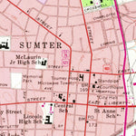 United States Geological Survey Sumter East, SC (1957, 24000-Scale) digital map