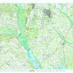 United States Geological Survey Sumter, SC (1990, 100000-Scale) digital map