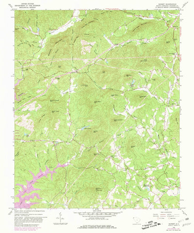 United States Geological Survey Sumter West, SC (1961, 24000-Scale) digital map