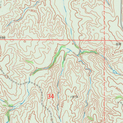 United States Geological Survey Sun City SW, KS (1968, 24000-Scale) digital map