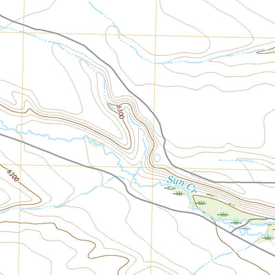 United States Geological Survey Sun Creek NW, NV (2018, 24000-Scale) digital map