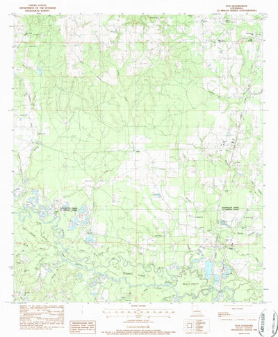 United States Geological Survey Sun, LA (1983, 24000-Scale) digital map