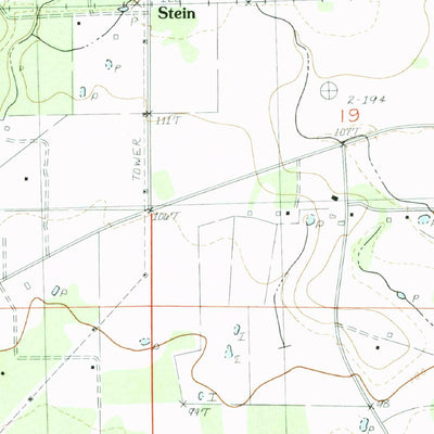 United States Geological Survey Sun, LA (1983, 24000-Scale) digital map