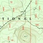 United States Geological Survey Sun Pass, OR (1998, 24000-Scale) digital map