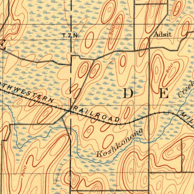United States Geological Survey Sun Praire, WI (1896, 62500-Scale) digital map