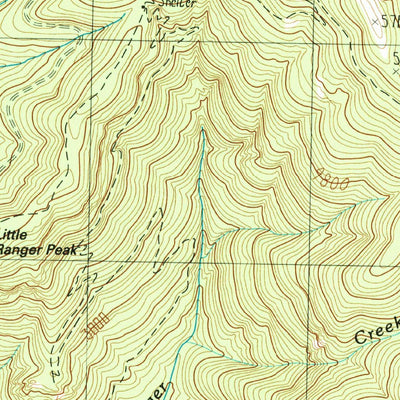 United States Geological Survey Sun Top, WA (1986, 24000-Scale) digital map