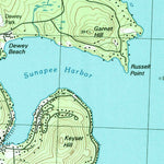 United States Geological Survey Sunapee Lake North, NH (1998, 24000-Scale) digital map