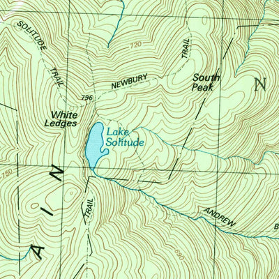 United States Geological Survey Sunapee Lake South, NH (1998, 24000-Scale) digital map