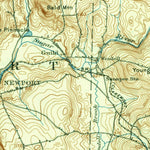 United States Geological Survey Sunapee, NH (1907, 62500-Scale) digital map