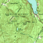 United States Geological Survey Sunapee, NH (1955, 62500-Scale) digital map