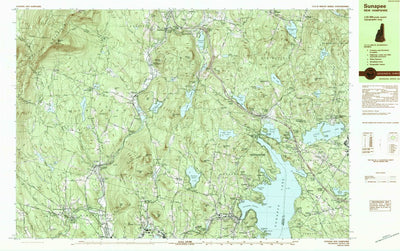 United States Geological Survey Sunapee, NH (1984, 25000-Scale) digital map
