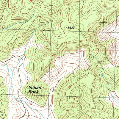 United States Geological Survey Sunbeam, CO (1986, 24000-Scale) digital map