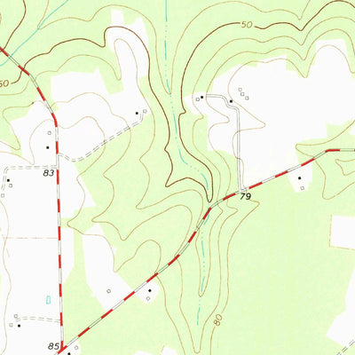 United States Geological Survey Sunbeam, VA-NC (1966, 24000-Scale) digital map