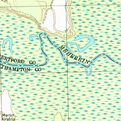 United States Geological Survey Sunbeam, VA-NC (1997, 24000-Scale) digital map