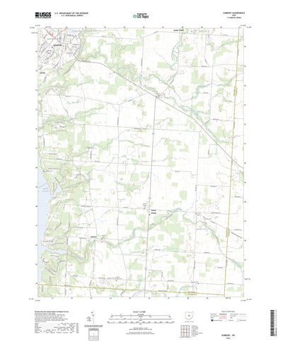 United States Geological Survey Sunbury, OH (2023, 24000-Scale) digital map
