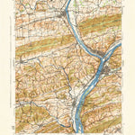United States Geological Survey Sunbury, PA (1943, 62500-Scale) digital map