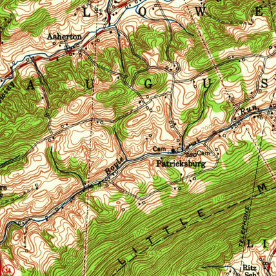 United States Geological Survey Sunbury, PA (1953, 62500-Scale) digital map