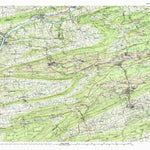 United States Geological Survey Sunbury, PA (1984, 100000-Scale) digital map