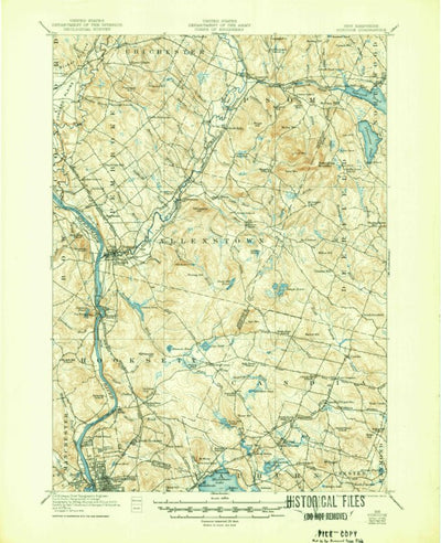 United States Geological Survey Suncook, NH (1921, 62500-Scale) digital map