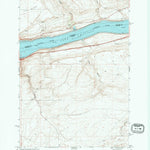 United States Geological Survey Sundale, WA-OR (1971, 24000-Scale) digital map
