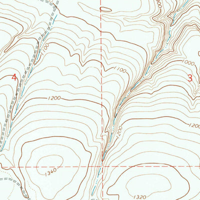 United States Geological Survey Sundale, WA-OR (1971, 24000-Scale) digital map
