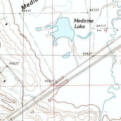 United States Geological Survey Sundance East, WY (1984, 24000-Scale) digital map