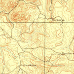 United States Geological Survey Sundance, WY-SD (1902, 125000-Scale) digital map