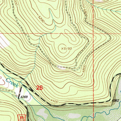 United States Geological Survey Sunday Mountain, MT (1997, 24000-Scale) digital map