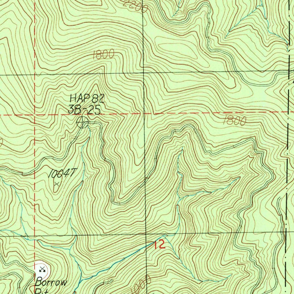 Sundown Mountain, OR (1986, 24000-Scale) Map by United States ...