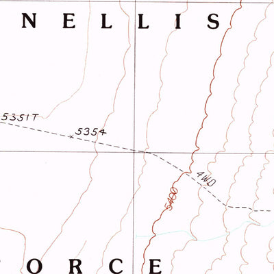 United States Geological Survey Sundown Reservoir, NV (1988, 24000-Scale) digital map
