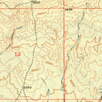 United States Geological Survey Sundquist Ranch, WY (1950, 24000-Scale) digital map